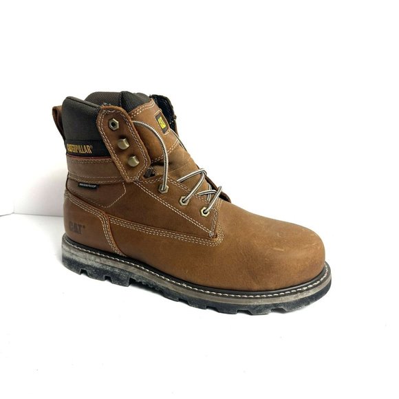 Caterpillar Mens Idaho 6” Waterproof Steel Toe Work Boot Brown Size 11.5 M main image 5